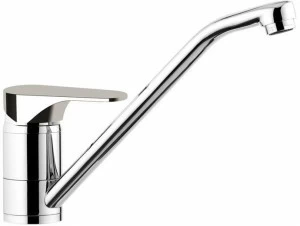 Remer Rubinetterie Хромированный кухонный смеситель на одно отверстие и поворотный излив Class line L 40
