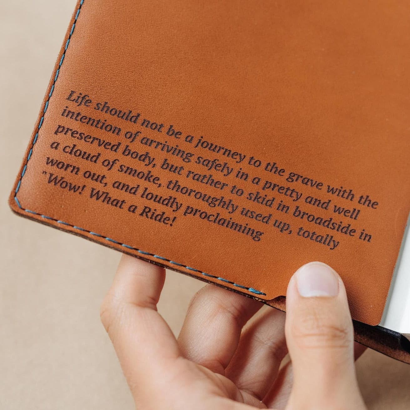 M907-LIN Блокнот Moleskine Classic в твердом переплете - с подкладкой Wingback  - Вид №7