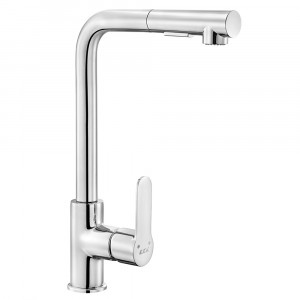 102118128  Спиральный смеситель для мойки Nita - L с ручным душем