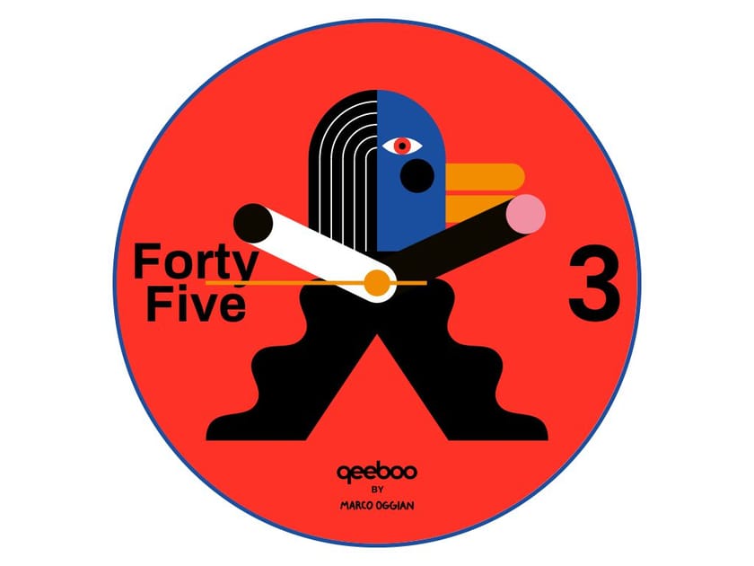 Керамические настенные часы Qeeboo Oggian ARCH-00063089