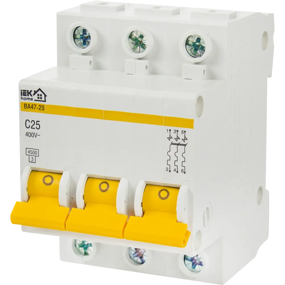 Автоматический выключатель IEK Home ВА47-29 для защиты электросетей 18072459 STLM-0009410