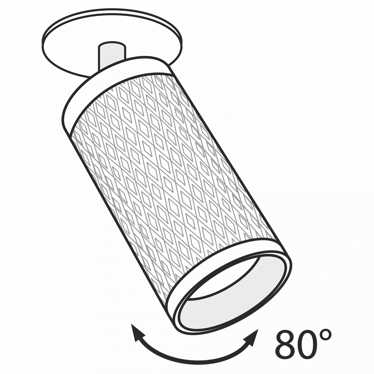 Спот потолочный поворотный с алюминиевым плафоном 19 см золотой Alfa C037CL-01G TECHNICAL CEILING & WALL 00-3956967 Золото  - Вид №3