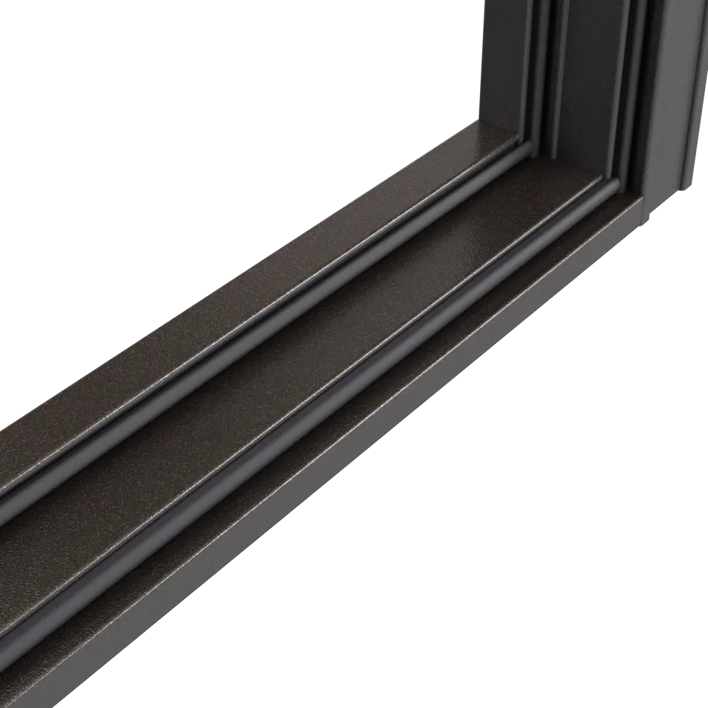 Дверь металлическая Стеф, 960 мм, левая, цвет орех тёмный TOREX STLM-2092573 - Вид №5