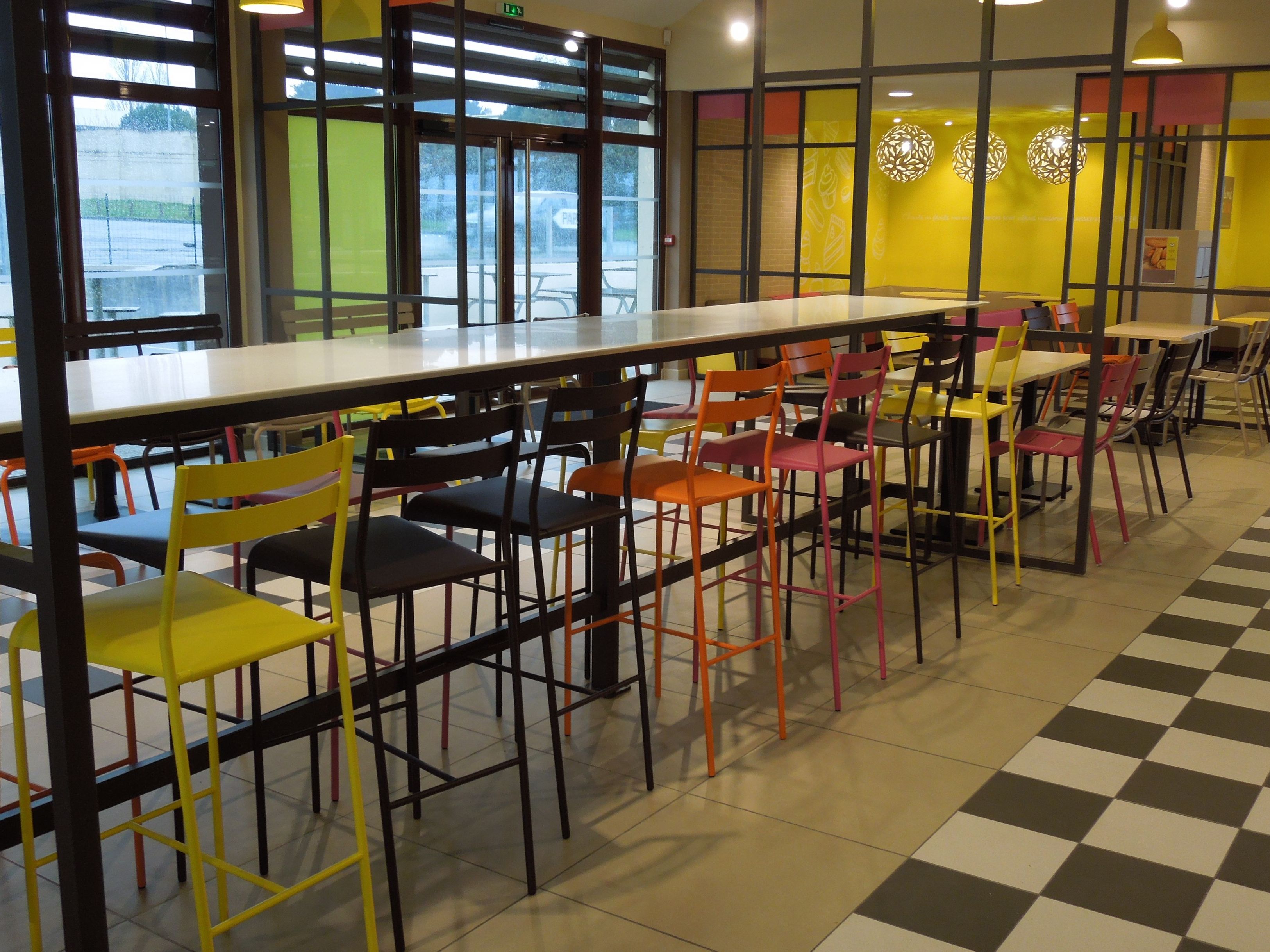 Стальной высокий садовый стул Fermob FACTO ARCH-00045643 - Вид №2