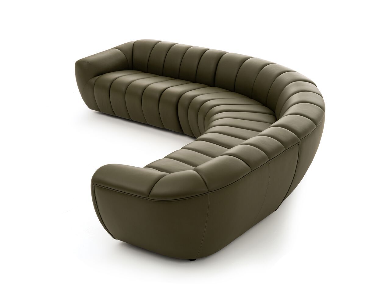 Кожаный изогнутый диван HC28 maison SKYLAR ARCH-00146276 - Вид №1