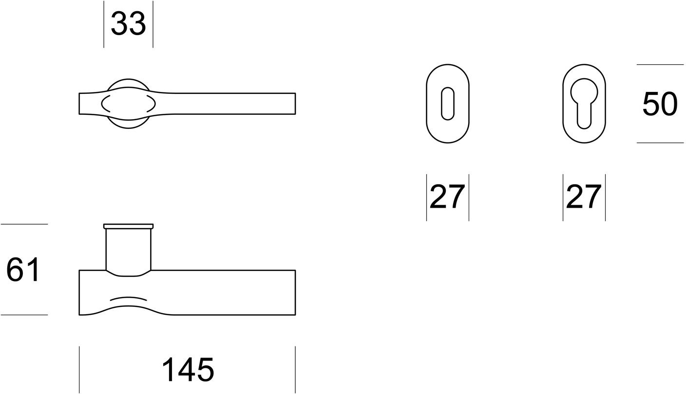 Ento Латунная ручка Trace 6230c3 - Вид №4