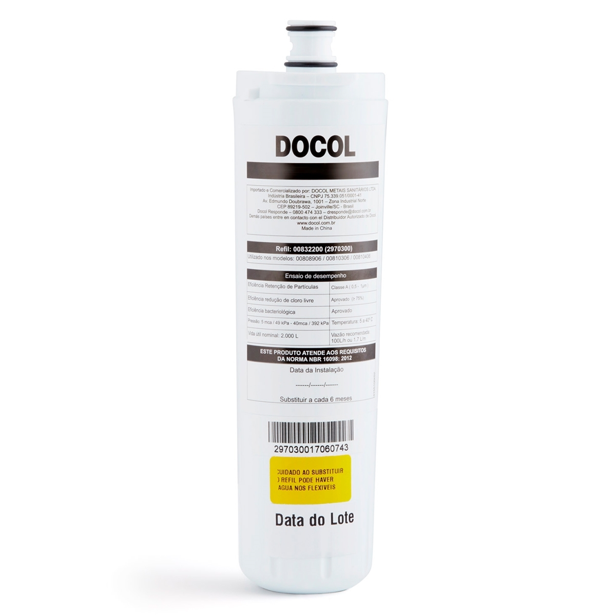 00832200 Сменный очиститель Vitalis Docol DOCOLVITALIS  - Вид №1