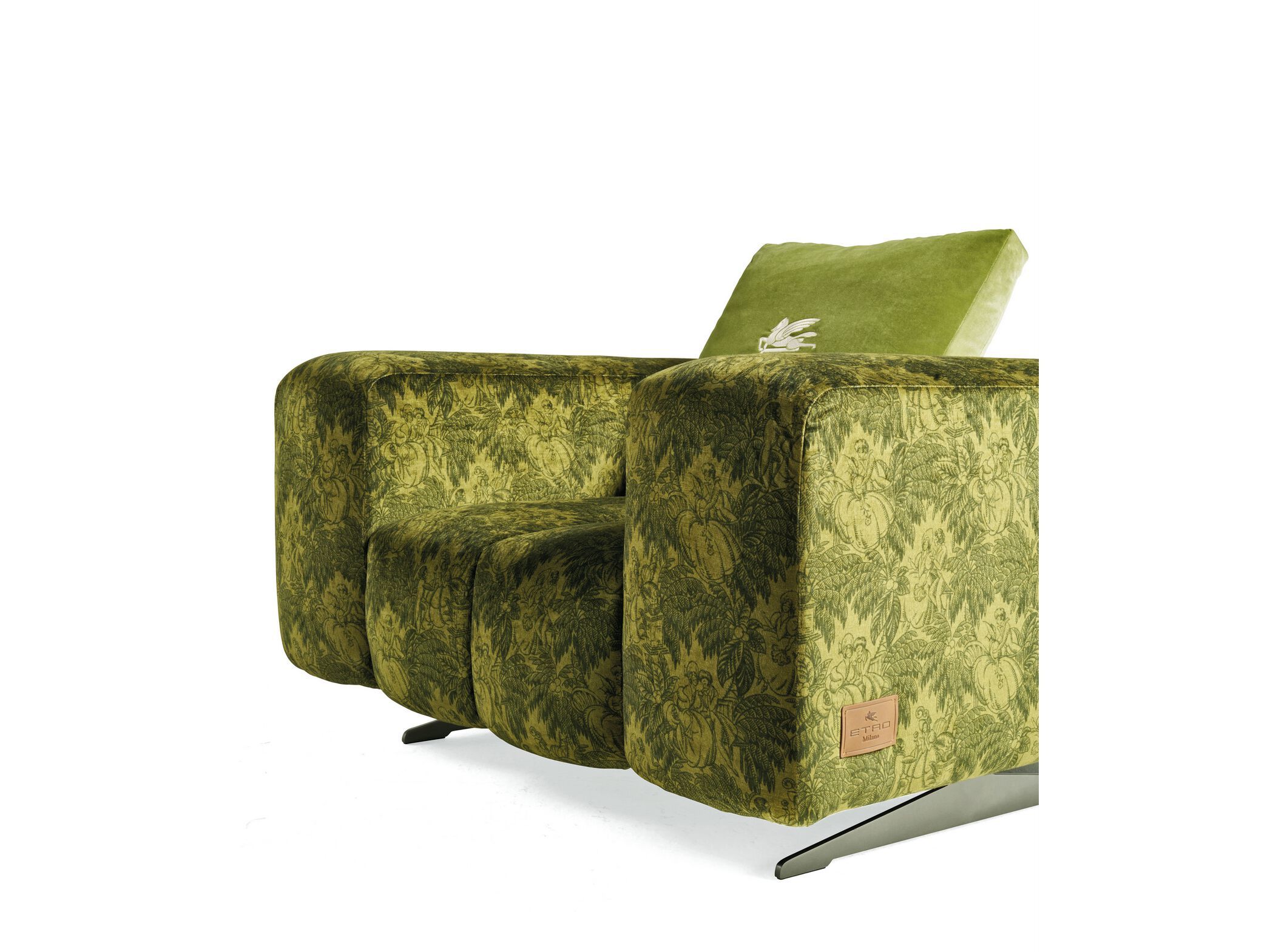 Тканевое кресло с подлокотниками ETRO Home Interiors Ratio ARCH-00069650 - Вид №9