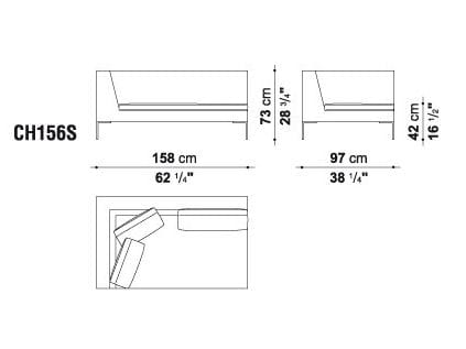 Угловой диван из ткани B&B Italia ARCH-00112684 - Вид №15