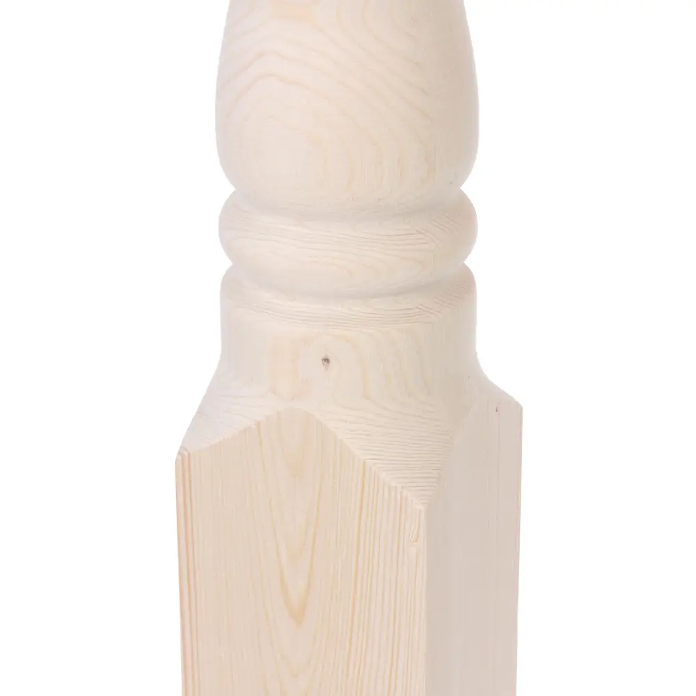 Столб лестничный сращенный хвоя сорт АВ Яблоко 90х90х1200 мм Santreyd STLM-2200382 - Вид №1