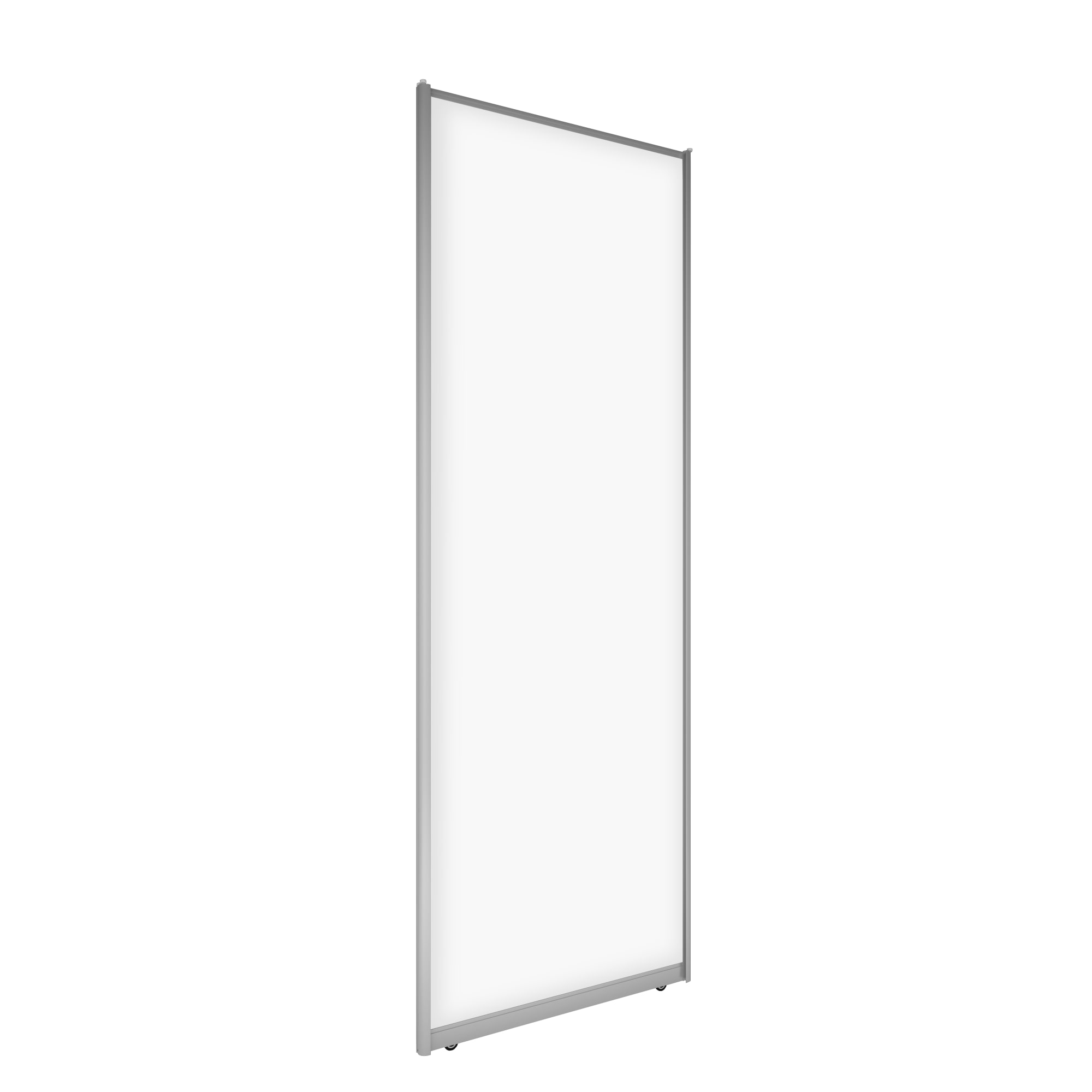 SPACEO Дверь-купе белый ясень с алюминиевым профилем 82335359 STLM-0024800 - Вид №1