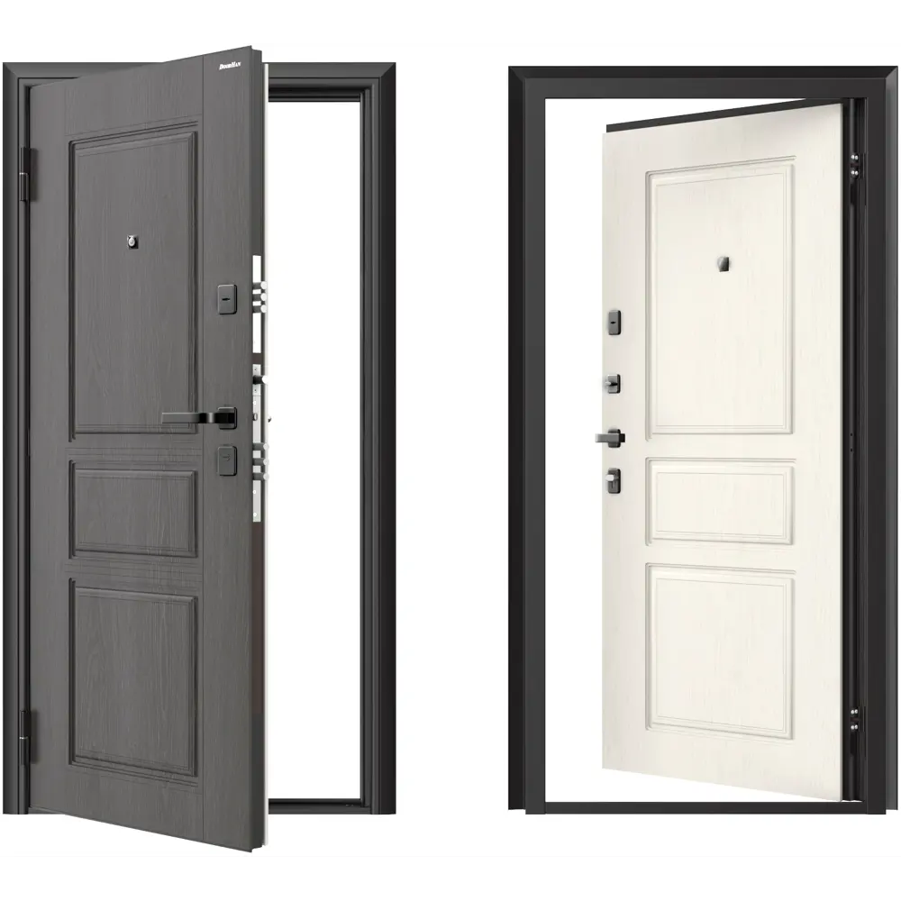 Дверь входная металлическая Классика 98x205 см левая белый DOORHAN STLM-2201594 - Вид №1