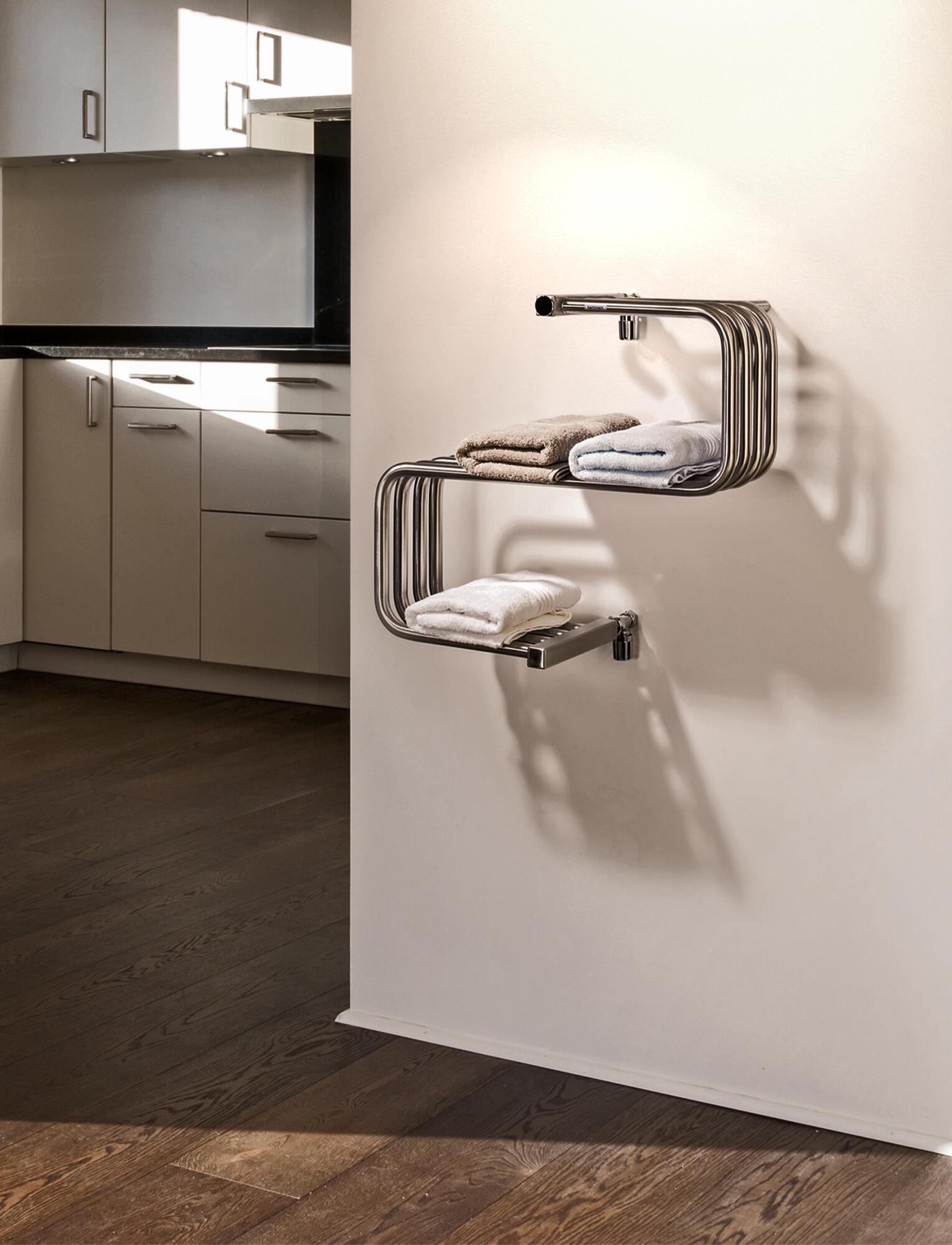 Полотенцесушитель Hammam ELEGANCE Stainless steel  комбинированный; электрический или водяной Сталь  - Вид №24