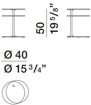 Molteni & C. Вращающийся круглый деревянный столик sun-id-1469189 - Вид №6