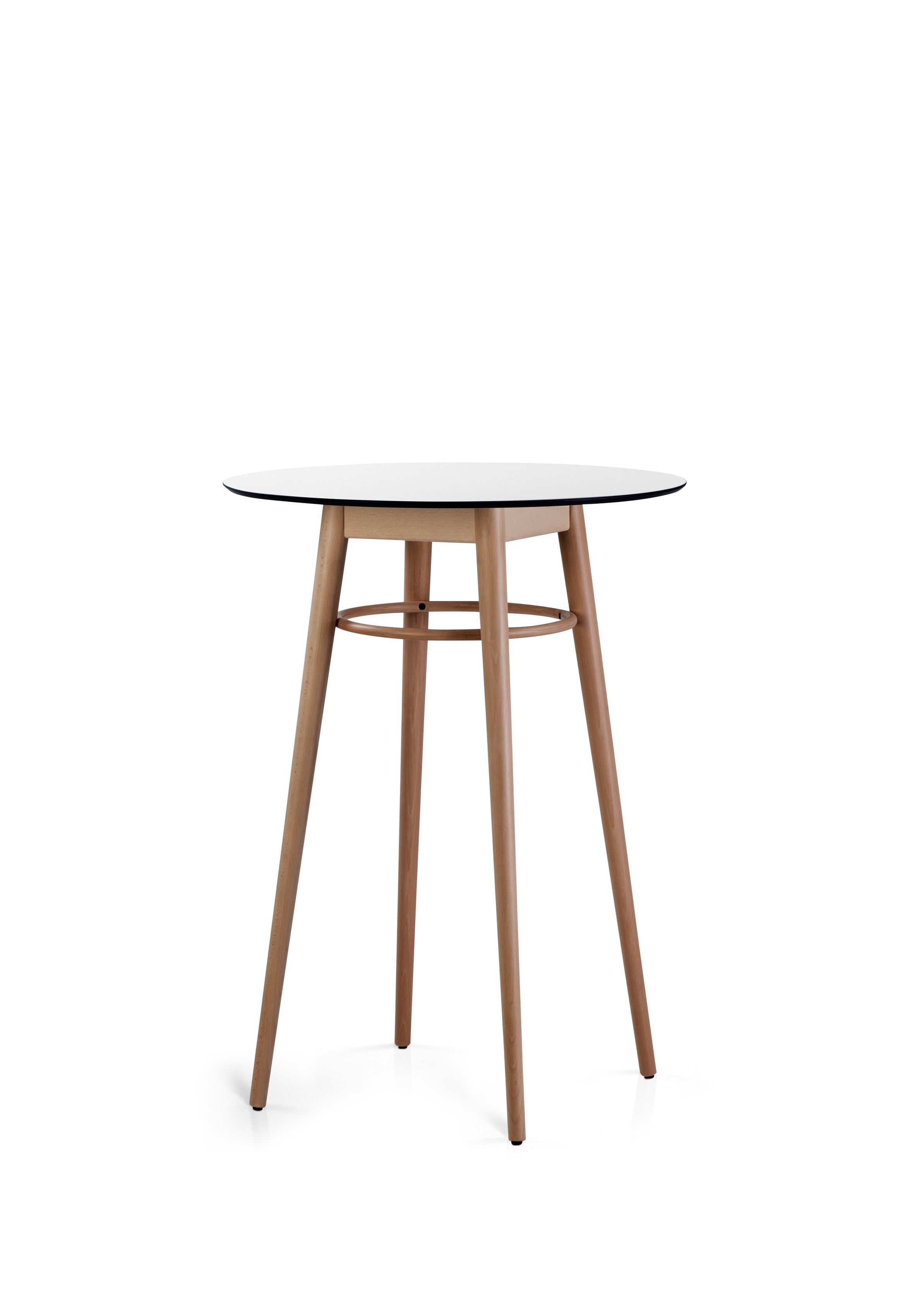 Высокий круглый стол из бука ALMA DESIGN Вирна ARCH-00095919 - Вид №5