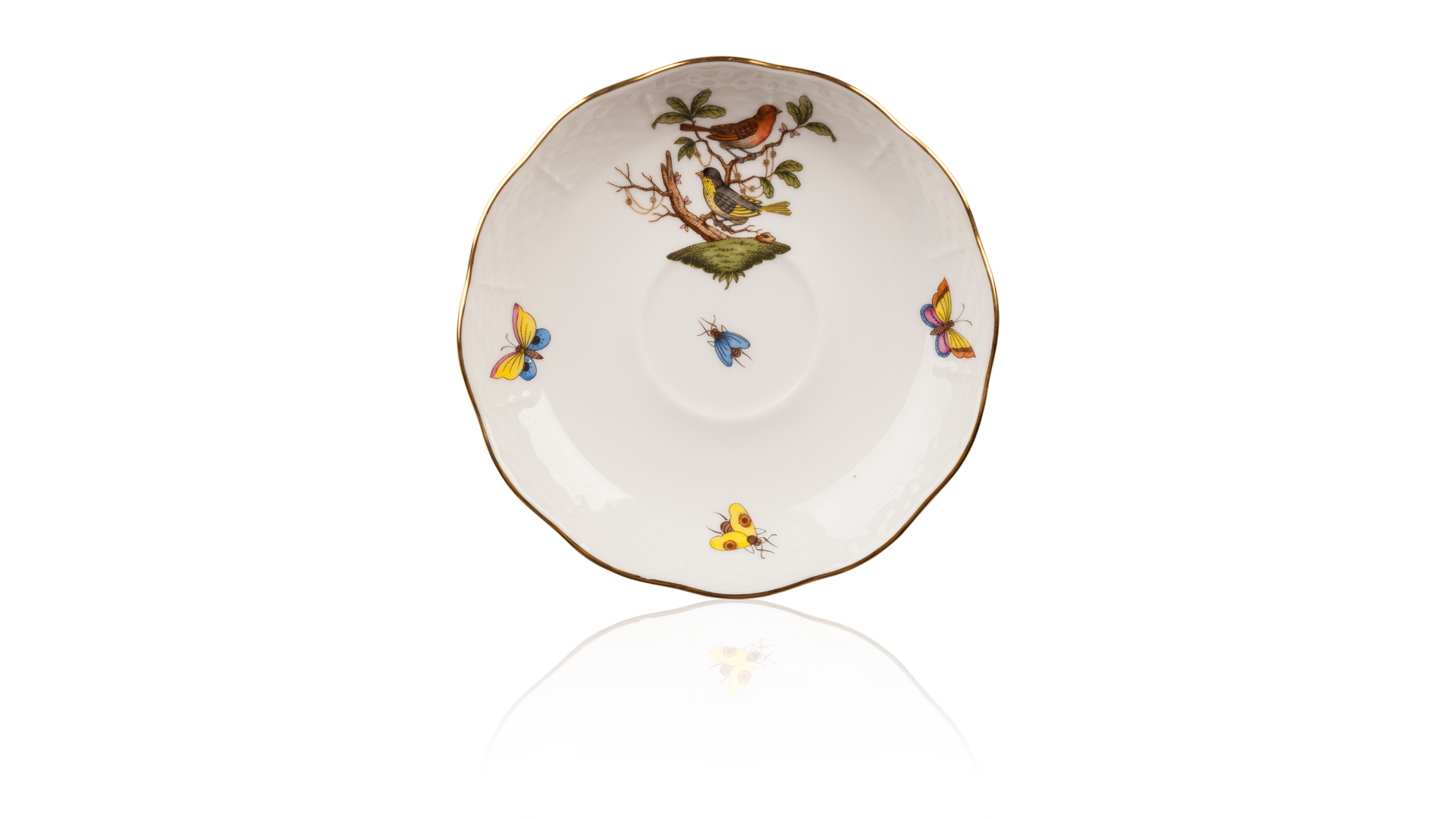 1051638 Herend Чашка чайная с блюдцем 200мл "Ротшильд" Фарфор  - Вид №3