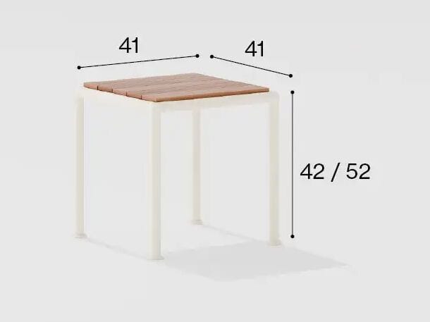 Квадратный стол из тикового дерева FAST Roè ARCH-00142684 - Вид №5