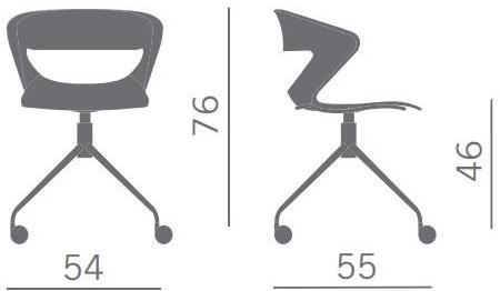 Kastel Офисное кресло на колесиках Kicca sun-id-1430024 - Вид №2
