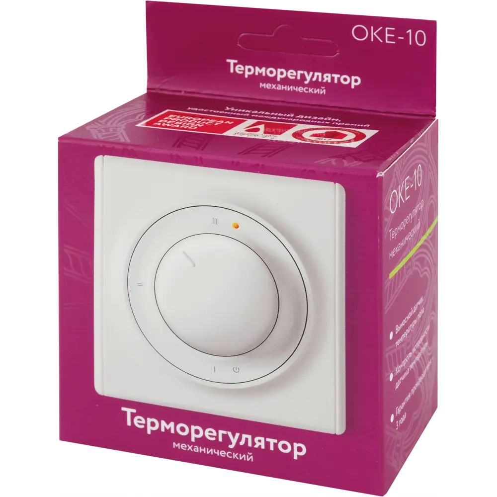 Терморегулятор Onekey Florence для теплого пола с точной настройкой температуры 82499222 ONEKEYELECTRO STLM-0028764 - Вид №3