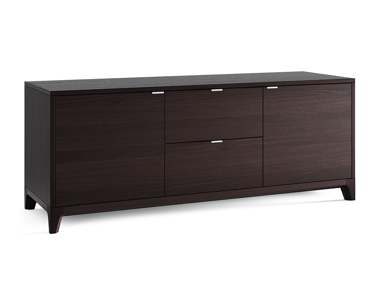 Тумба под телевизор с ящиками венге Case THE IDEA  210254 Венге  - Вид №1