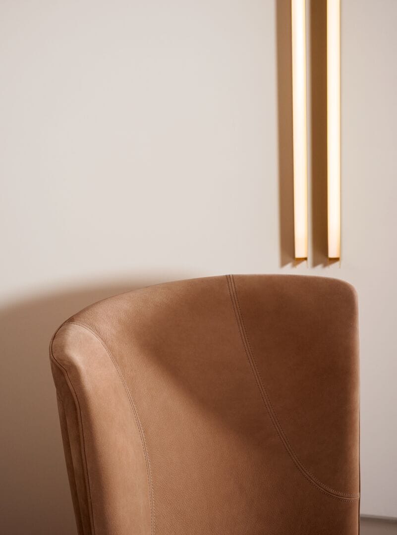 Кожаное вращающееся кресло bergère Baxter ETIENNE BERGÈRE ARCH-00135327 - Вид №6