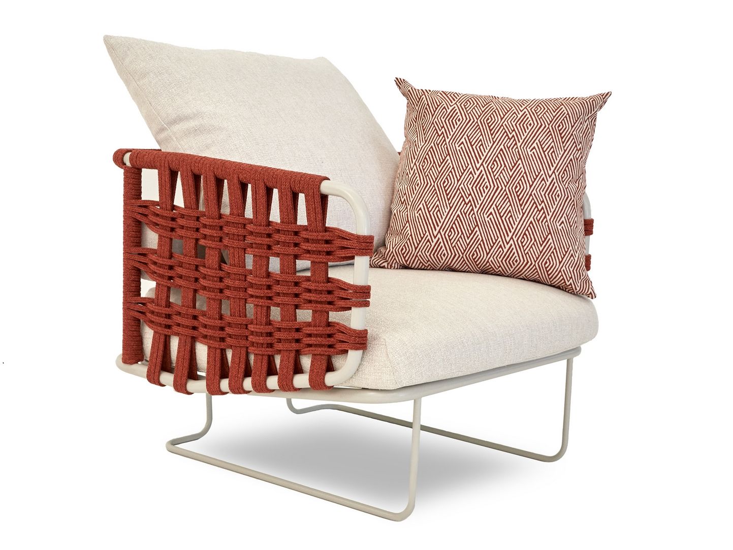 Ткань сани сад стул с подлокотниками Rever гнездо ARCH-00130117