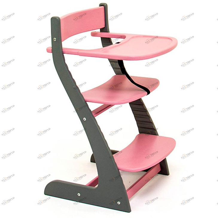 Детский растущий регулируемый стул "Усура" графит, лаванда БЕЛЬМАРКО  326887 Розовый;серый Santreyd 