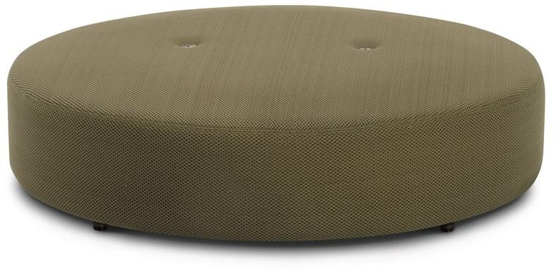 RODA Круглый садовый пуф из ткани Double sun-id-1364612 - Вид №3