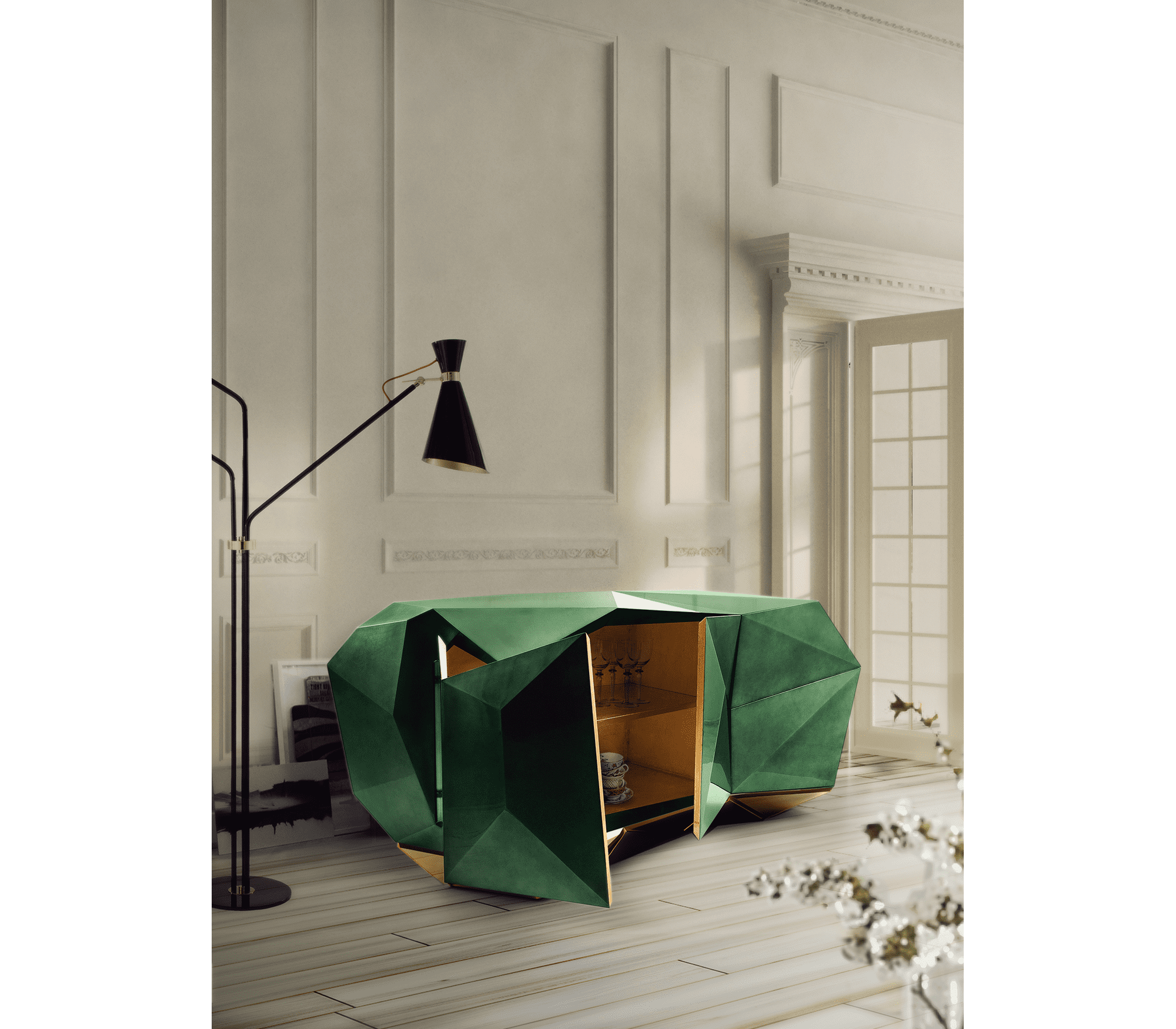 0-273 Сервант Diamond Emerald  Boca Do Lobo  - Вид №17