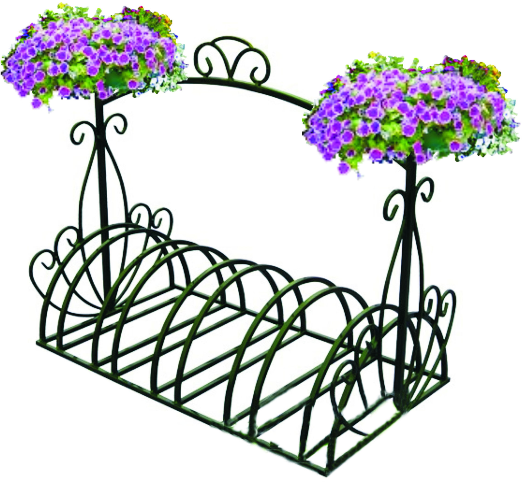 DN101-VO.VP ДИОН, велопарковка с кашпо вертикального озеленения LAB.Space 