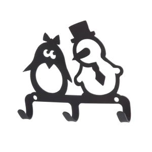 Крючок трёхрожковый DuckandDog «Зима», сталь, матовый чёрный