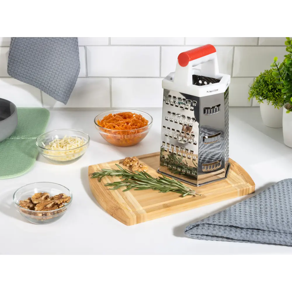 Santreyd: Универсальная терка из нержавеющей стали с 6 функциями 89390665 STLM-1454901 - Вид №3