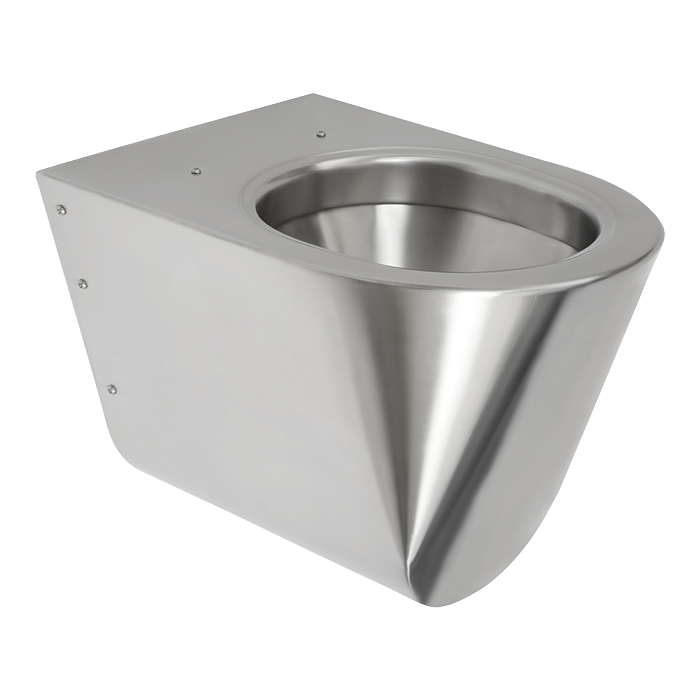 94040 Нержавеющий подвесной унитаз SANELA 