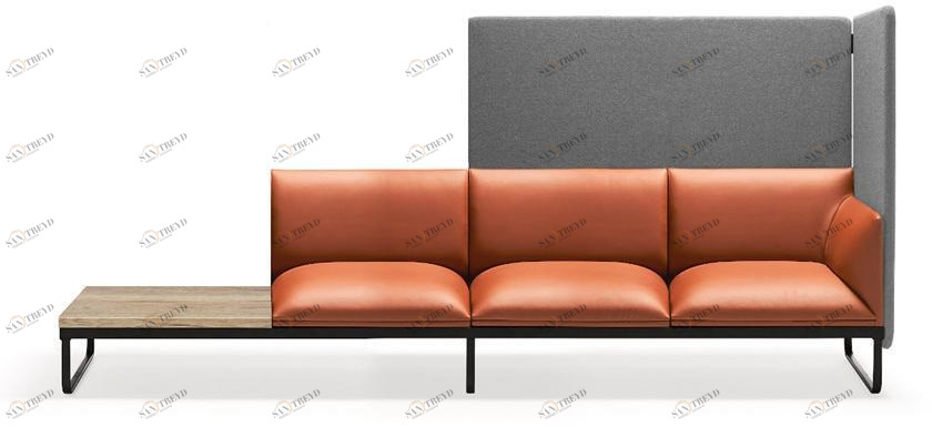 Quinti Sedute Секционный кожаный диван-санки Loft x sun-id-1485982