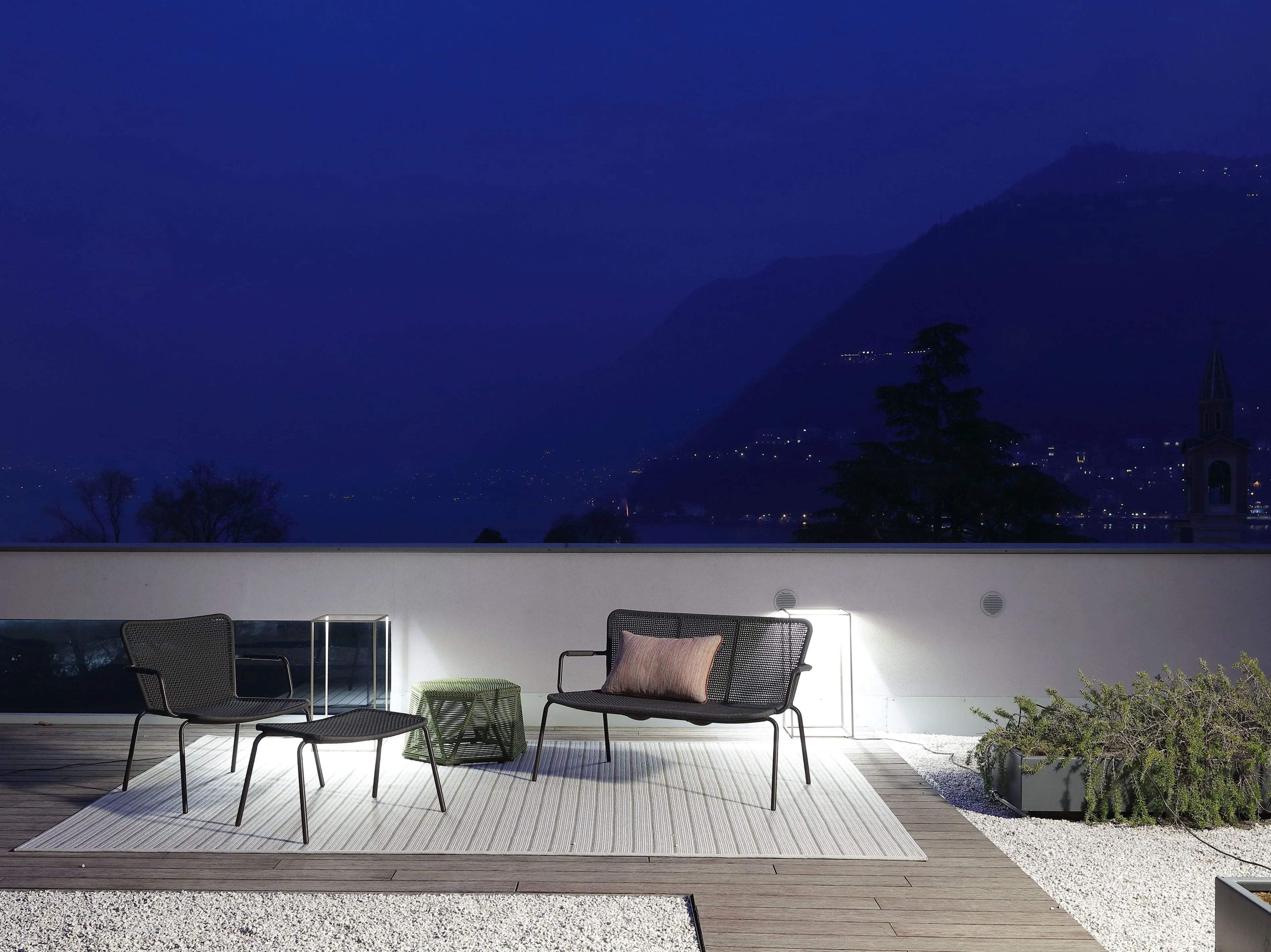 Плетеный алюминиевый сад штабелируемый стул Nodo Italia Via ARCH-00134785 - Вид №10