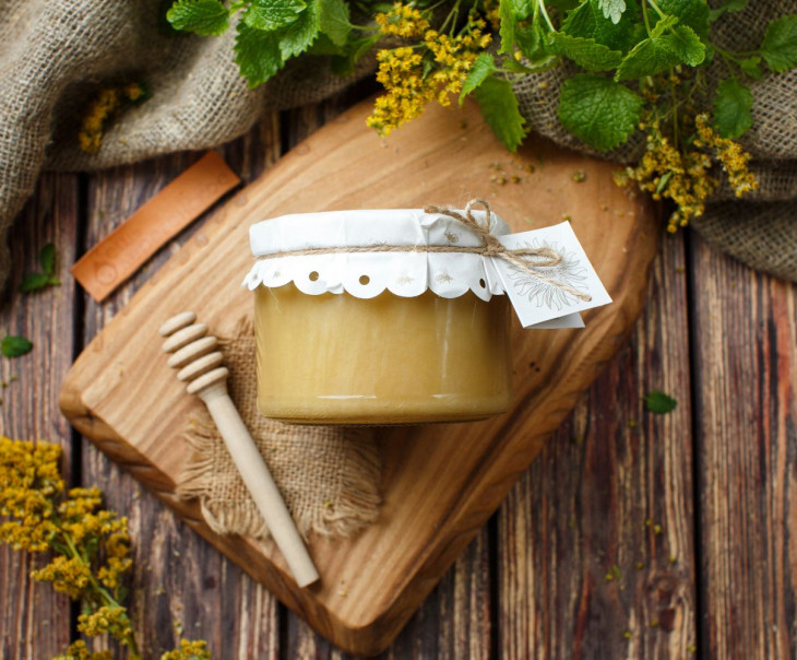 6142 Мед таежный_700 г. Урожай 2021 г. Вкусляндия  - Вид №1