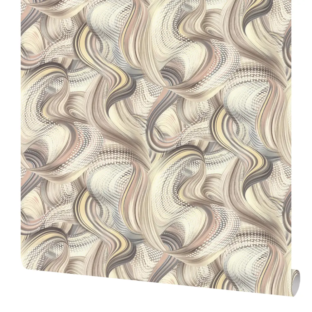 Обои флизелиновые Vog Collection Вихри бежевые 1.06 м 90119-28 STLM-2065507