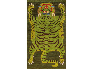 Прямоугольный шерстяной ковер