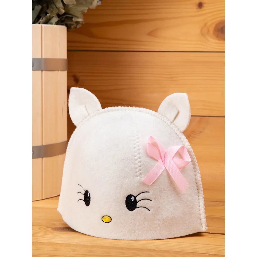 Шапка для бани Невский Банщик Китти детская фетр STLM-2100081 - Вид №1