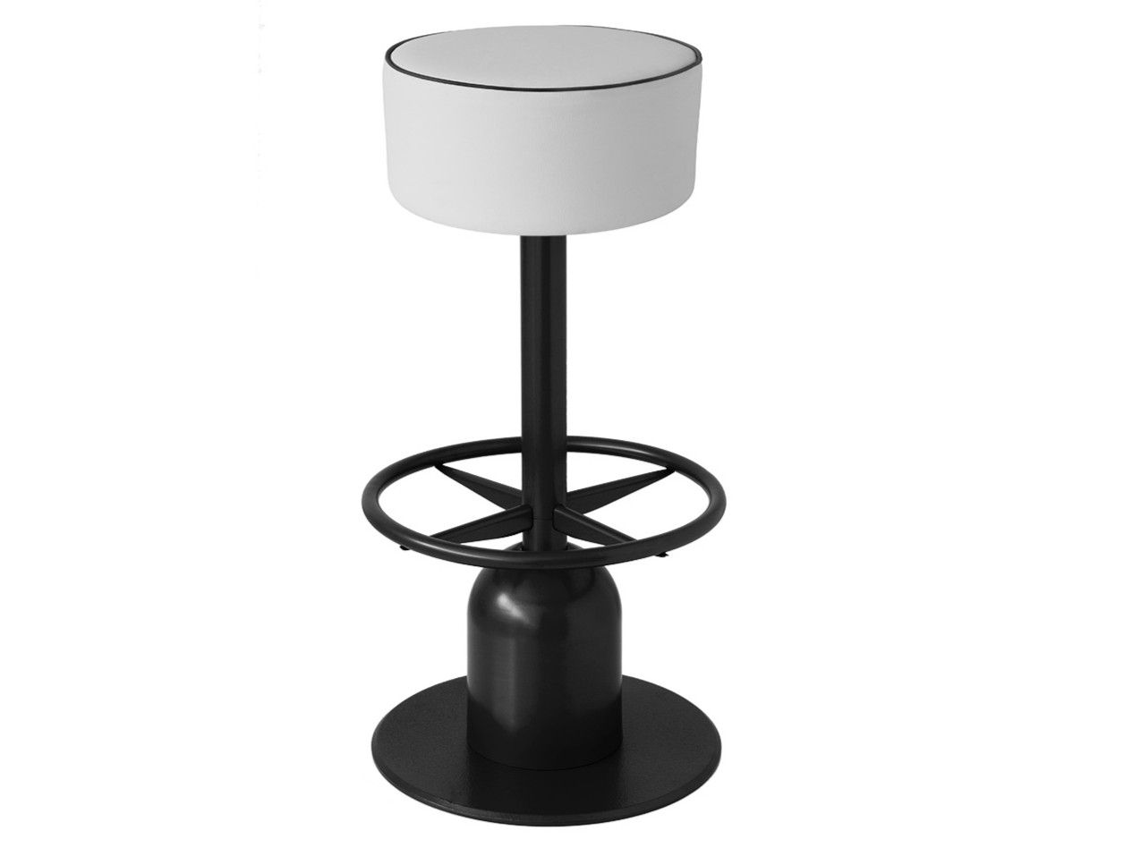 Высокий железный стул с мягким сиденьем Vela Arredamenti Thypa ARCH-00096925 - Вид №1