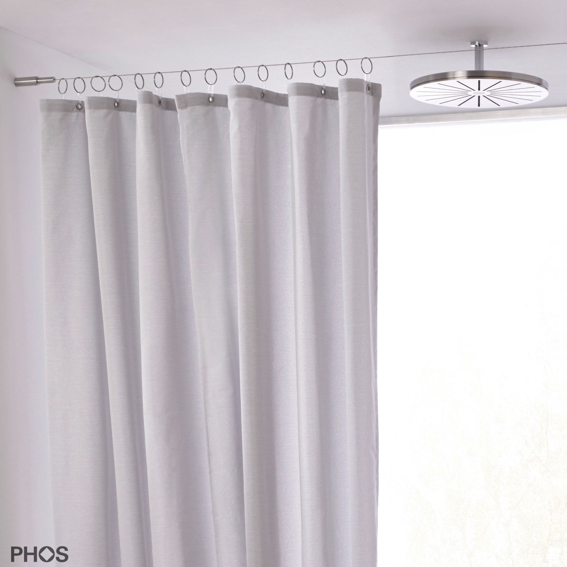 RG30-2-SPS Кольцо для штор с крючком для плиссировки, ширина 2 мм PHOS  - Вид №1