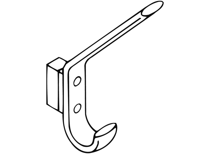 477.90B071 крючок для одежды HEWI Edition matt | Polyamid  - Вид №17