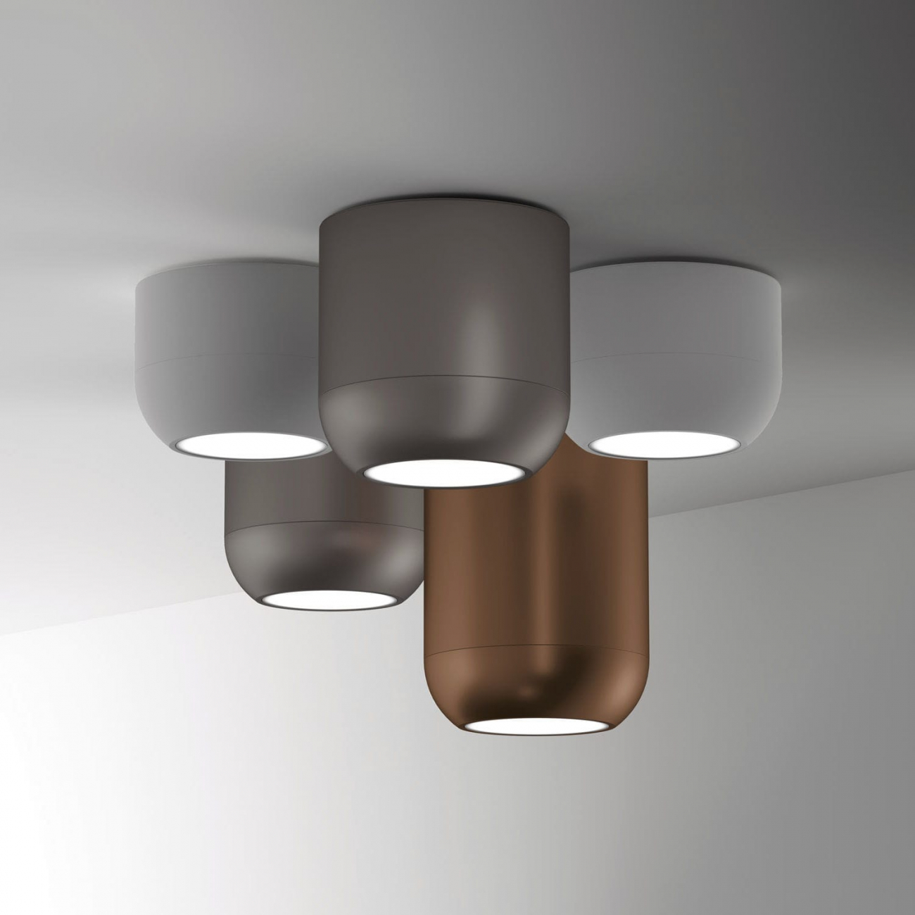 Потолочный светильник PL URBAN P Matt nickel от Axo Light PLURBANPNIXXLED AXO LIGHT ДИЗАЙНЕРСКИЕ 244210 Никель  - Вид №2