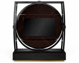 MARIONI Деревянная тумба под ТВ с книжным шкафом Constance 02726t