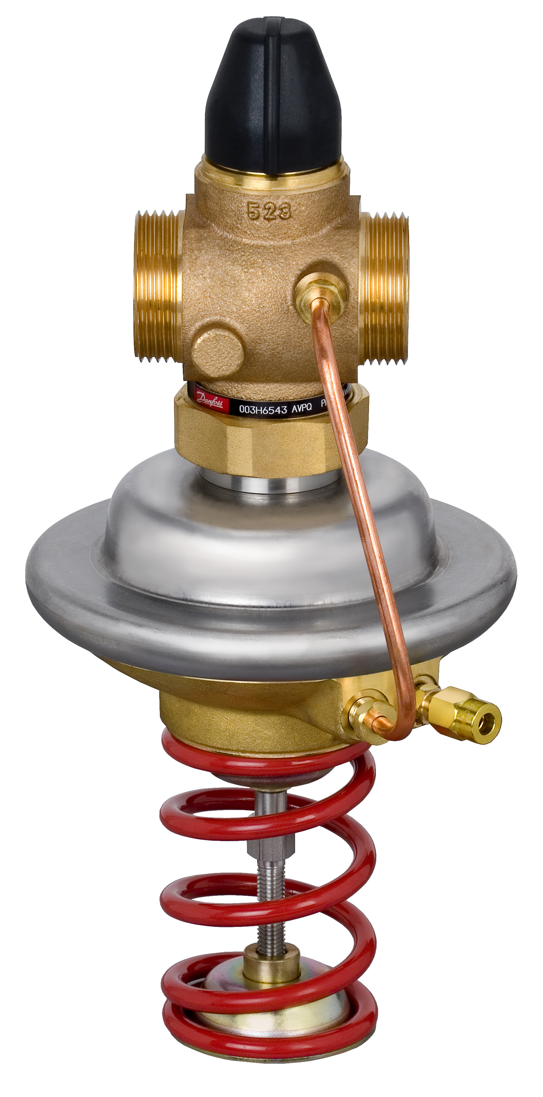 Danfoss Регулятор перепада давления AVPQ для монтажа на обратном трубопроводе РПД AVPQ PN25 15/1,6/0,3-2/0,2/рез./обр 003H6539  - Вид №16