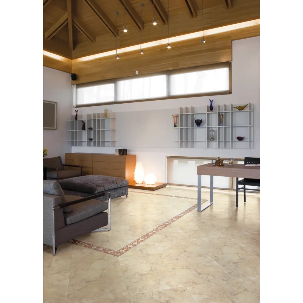 Бордюр напольный LB Ceramics Санторини 10x45 см матовый цвет бежевый STLM-2172197 - Вид №4