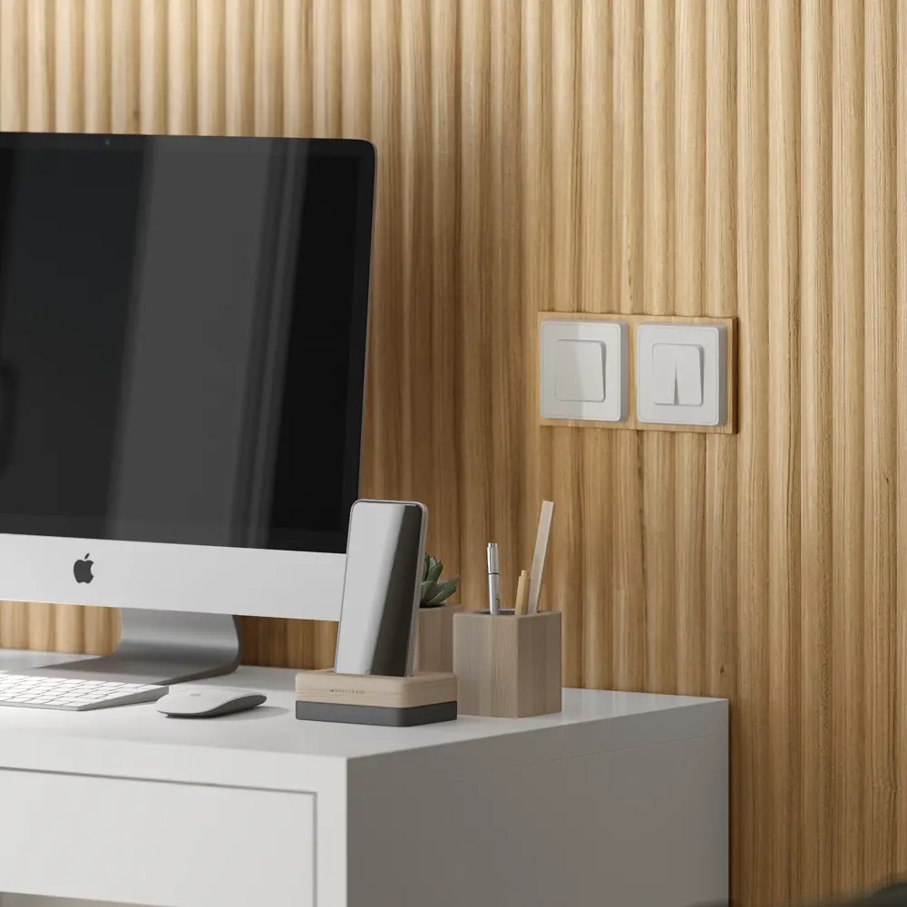 Santreyd Модульная панель Natur с акустическим эффектом - Холмы Дуб Натур 86544355 STLM-0069931 - Вид №4