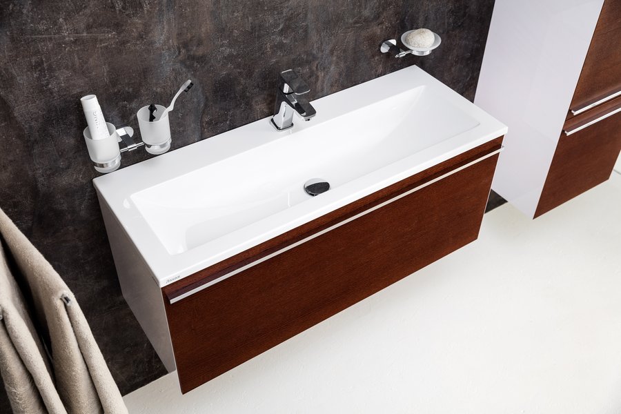 Тумба под умывальник SD 1000 Clear белая/белая Ravak X000000759 - Вид №11