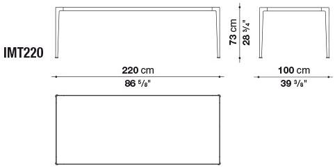 B&B Italia Прямоугольный стеклянный стол Mirto indoor sun-id-1358012 - Вид №8