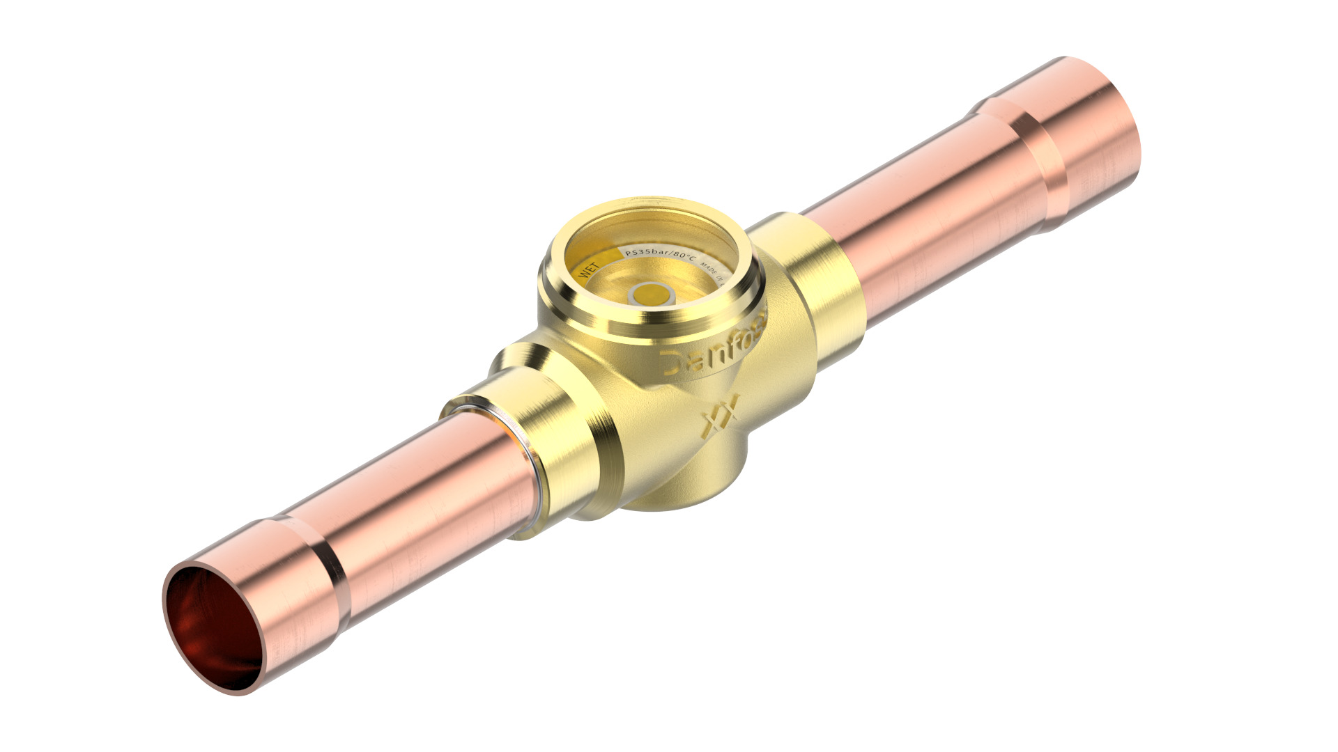 Danfoss SGN — Смотровые стекла с индикатором влажности SGN 22 Смотровое стекло 014-0186  - Вид №5